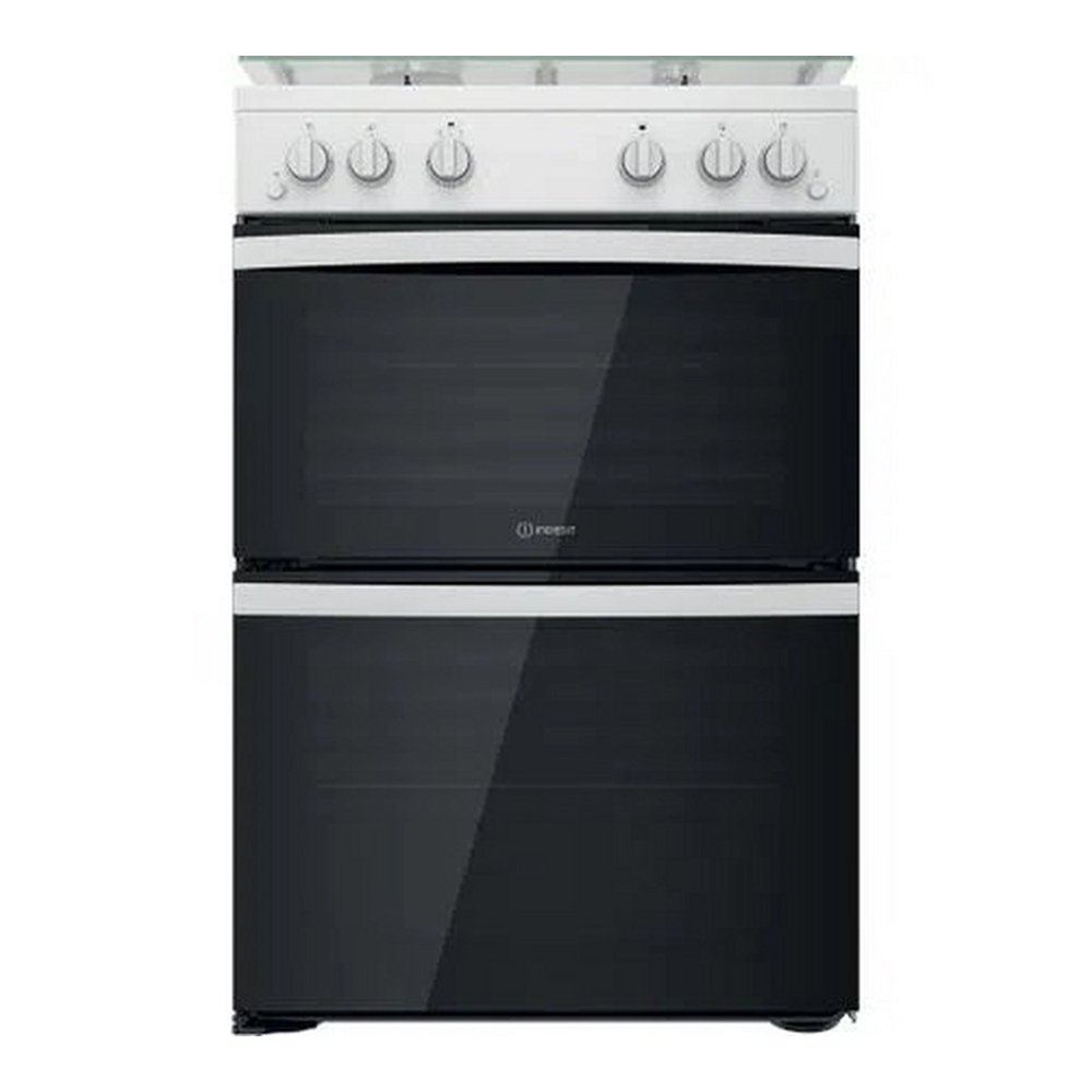 Indesit ID67G0MCWUK 60cm Gas Cooker with Lid – White